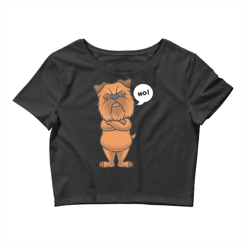 Petit Brabanon T  Shirt Brussels Griffon Bruxellois Dog Gift T  Shirt Crop Top by gaetanonolan | Artistshot