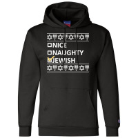 Nice Naughty Jewish Champion Hoodie | Artistshot