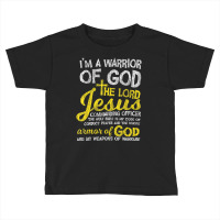 The Lord Jesus Armor Of God Cross Faith Christian Bible Toddler T-shirt | Artistshot