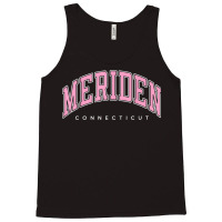 Meriden Connecticut Ct Varsity Style Pink Text Tank Top | Artistshot