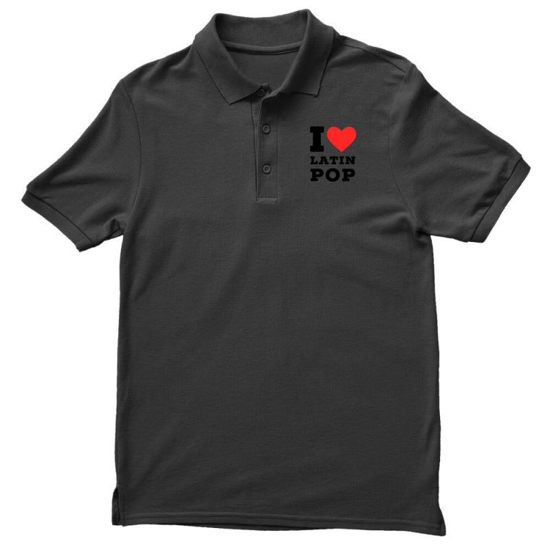 I Love Latin Pop Men's Polo Shirt by cm-arts | Artistshot