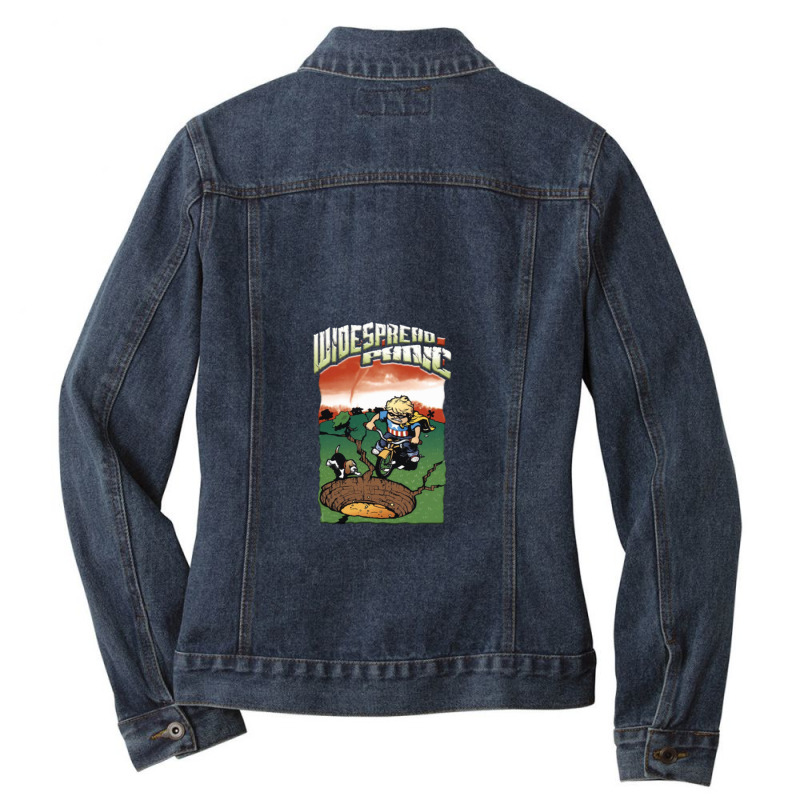 Widespread Panic Child Ladies Denim Jacket by CharlesWeber | Artistshot