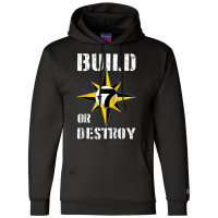 Build Or Destroy Mathematics Allah 5 Percent Godbody Nge God Raglan Ba Champion Hoodie | Artistshot