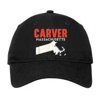 Carver Massachusett Usa State America Travel Bay Stater Adjustable Cap | Artistshot