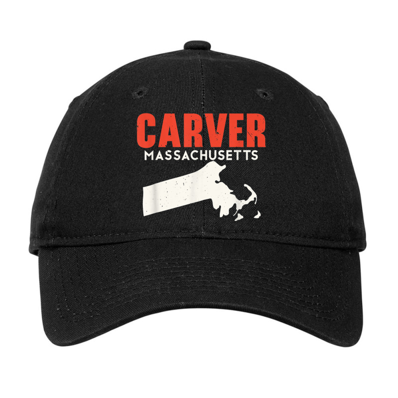 Carver Massachusett Usa State America Travel Bay Stater Adjustable Cap by Queens | Artistshot