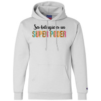 Ser Bilingue Es Un Super Poder Spanish Teacher Bilingual T Shirt Champion Hoodie | Artistshot