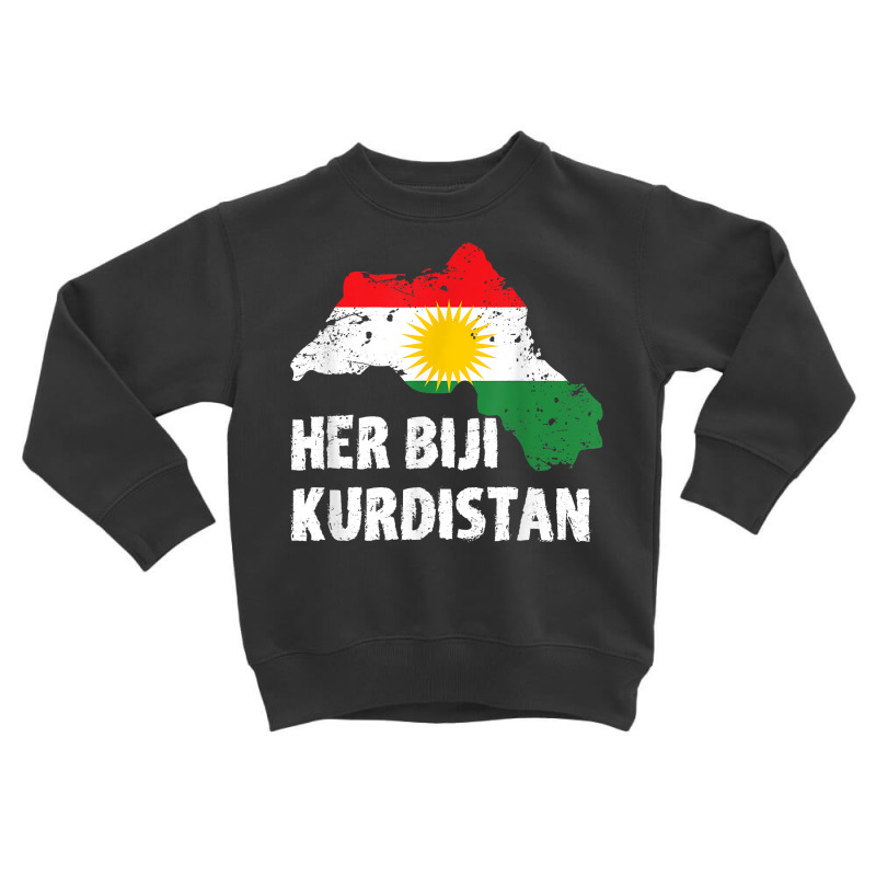 Kurden Kurdistan Newroz Kurdi Flag Her Biji Kurdistan T Shirt Toddler Sweatshirt by cm-arts | Artistshot