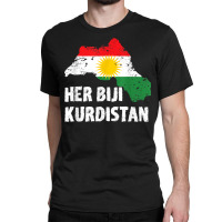 Kurden Kurdistan Newroz Kurdi Flag Her Biji Kurdistan T Shirt Classic T-shirt | Artistshot