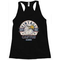 Retro Bald Eagle Canton Illinois Vintage Limited Edition Racerback Tank | Artistshot