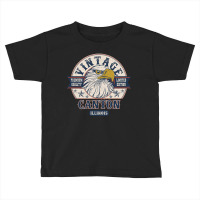 Retro Bald Eagle Canton Illinois Vintage Limited Edition Toddler T-shirt | Artistshot