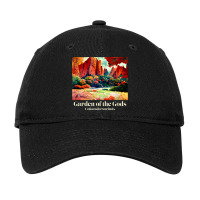 Colorado Springs Mountains And Nature Graphic Adjustable Cap | Artistshot