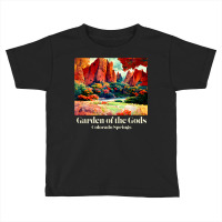 Colorado Springs Mountains And Nature Graphic Toddler T-shirt | Artistshot