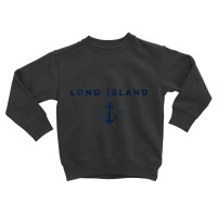 Long Island New York Est 1640 Raglan Baseball Tee Toddler Sweatshirt | Artistshot