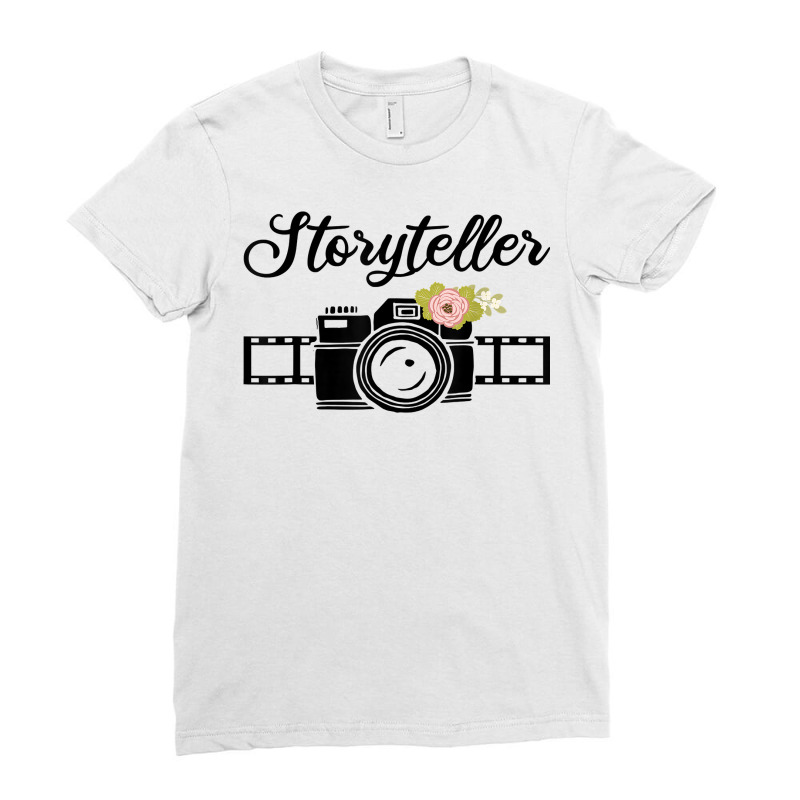 Funny Photography Art For Men Women Photographer Camera Film T Shirt Ladies Fitted T-Shirt by cm-arts | Artistshot