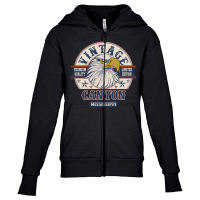 Retro Bald Eagle Canton Mississippi Vintage Limited Edition Youth Zipper Hoodie | Artistshot