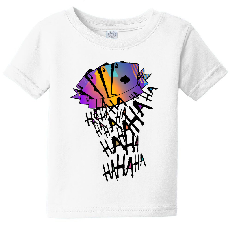 Custom Joker Tattoo Haha Baby Tee By Creative Tees Artistshot
