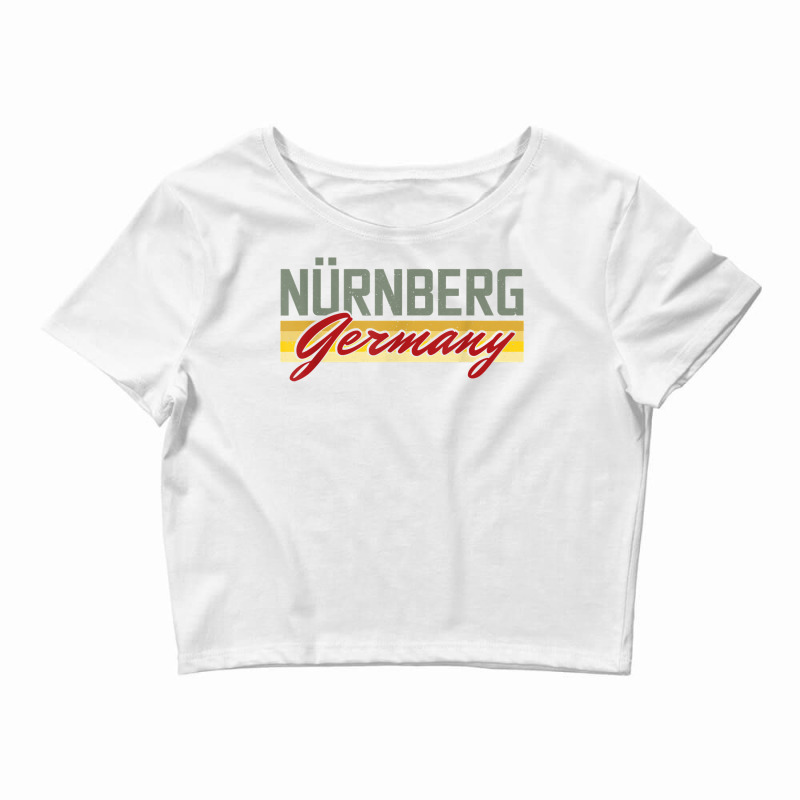 Nuremberg Bavaria Dialect Middle Franconia Germany Souvenir T Shirt Crop Top by cm-arts | Artistshot