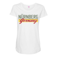 Nuremberg Bavaria Dialect Middle Franconia Germany Souvenir T Shirt Maternity Scoop Neck T-shirt | Artistshot