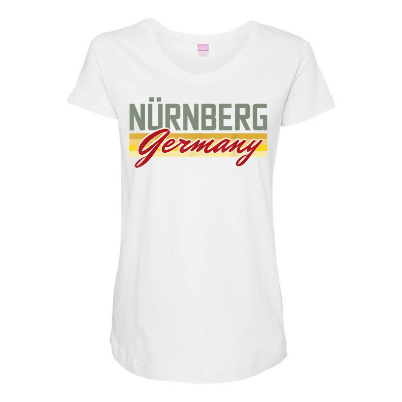 Nuremberg Bavaria Dialect Middle Franconia Germany Souvenir T Shirt Maternity Scoop Neck T-shirt by cm-arts | Artistshot