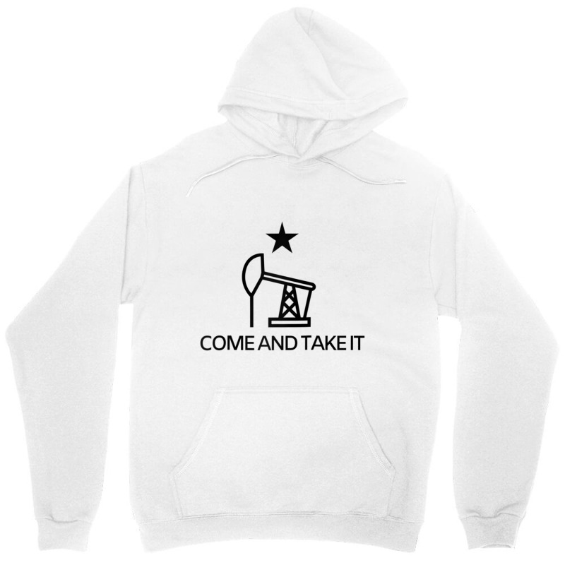 Come And Take It Oilfield Fracking Raglan Baseball Tee Unisex Hoodie by cm-arts | Artistshot