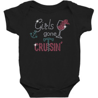 Girls Gone Cruisin Pink Wine Bling Rhinestone Tee For Woman T Shirt Baby Bodysuit | Artistshot