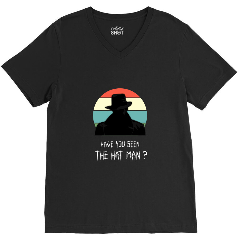 Hat Man Shadow People - Sleep Paralysis .png V-Neck Tee by JerryArnold | Artistshot