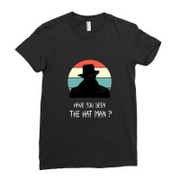 Hat Man Shadow People - Sleep Paralysis .png Ladies Fitted T-shirt | Artistshot