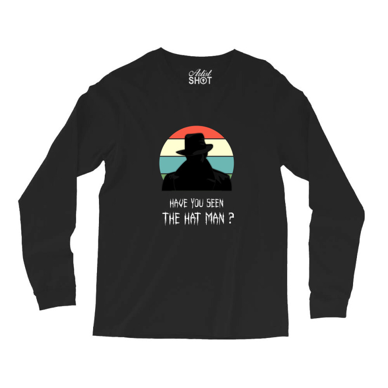 Hat Man Shadow People - Sleep Paralysis .png Long Sleeve Shirts by JerryArnold | Artistshot