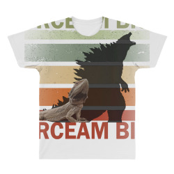 scream big. lucky lizard with dinosaur shadow for pet lover long sleev All Over Men's T-shirt | Artistshot