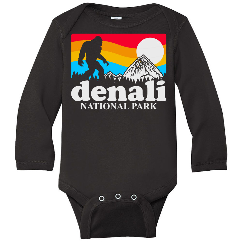 Denali National Park Love To Visit American National Parks Sweatshirt Long Sleeve Baby Bodysuit by montistd | Artistshot