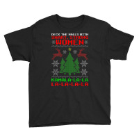 Santa Kamala Ugly Christmas Sweater Funny Youth Tee | Artistshot