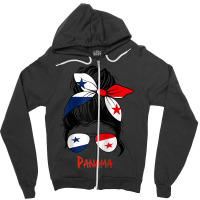 Panamanian Girl Panama Chica Panameña Flag Raglan Baseball Tee Zipper Hoodie | Artistshot