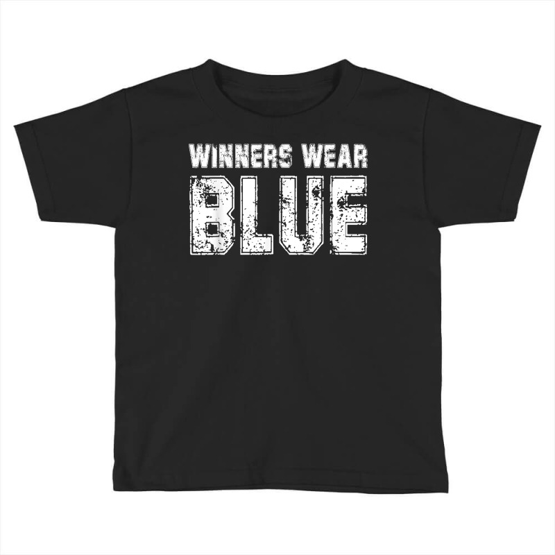 Winners Wear Blue Color War Camp Team Game Comp Boys Novelty T Shirt Toddler T-shirt by cm-arts | Artistshot