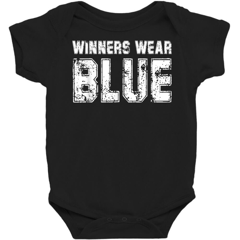 Winners Wear Blue Color War Camp Team Game Comp Boys Novelty T Shirt Baby Bodysuit by cm-arts | Artistshot