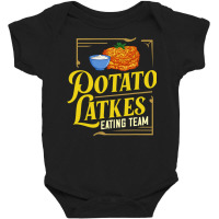 Potato Latkes Gift Jewish Hanukkah Baby Bodysuit | Artistshot