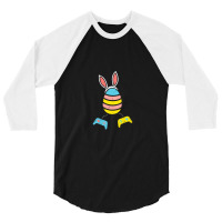 Easter Egg Bunny Ears Video Game 3/4 Sleeve Shirt | Artistshot