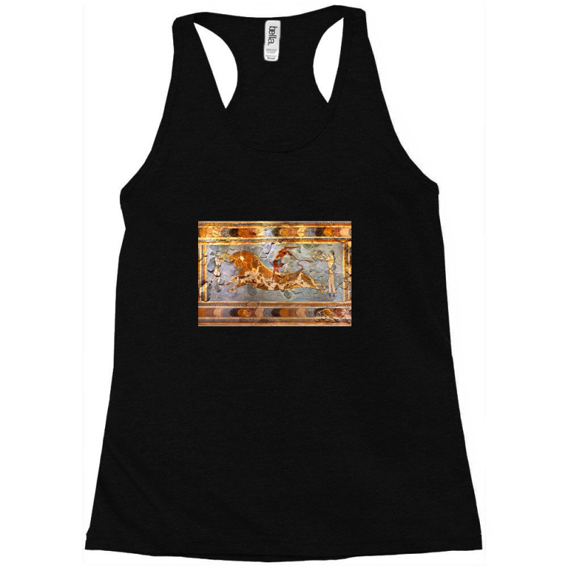 Minoan Times - Dancing With The Bulls Racerback Tank by AudreyRussian | Artistshot