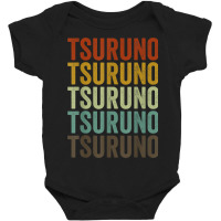 Tsuruno Japan Japanese City Baby Bodysuit | Artistshot