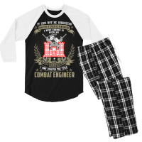 Combat Engineer  , It Can Not Be Inherited Or Purchase Men's 3/4 Sleeve Pajama Set | Artistshot