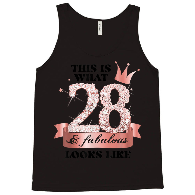 28 & Fabulous I Rose And White Party Group Candid Photo Item Tank Top | Artistshot