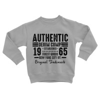 New York City Born In 1965 Authentic Vintage Birthday Tank Top Toddler Sweatshirt | Artistshot