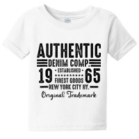 New York City Born In 1965 Authentic Vintage Birthday Tank Top Baby Tee | Artistshot