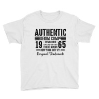 New York City Born In 1965 Authentic Vintage Birthday Tank Top Youth Tee | Artistshot