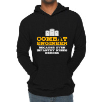 Combat Engineer  Engineer Gifts  Army Engineering Lightweight Hoodie | Artistshot