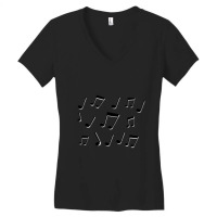 Musical Notes 1 Women's V-neck T-shirt | Artistshot