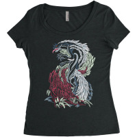 Monsters Hunters Rise Mizutsune Kanjii Women's Triblend Scoop T-shirt | Artistshot