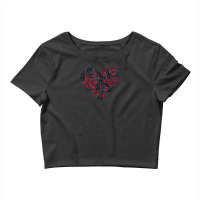 Musical Notes Heart Crop Top | Artistshot