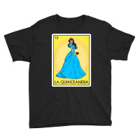 La Quinceanera Card Mexican Lottery Card La Quinceanera Premium T Shir Youth Tee | Artistshot