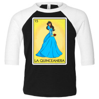 La Quinceanera Card Mexican Lottery Card La Quinceanera Premium T Shir Toddler 3/4 Sleeve Tee | Artistshot