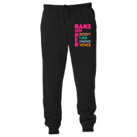 Bans Off Her Body Her Life Her Choice Her Voice Unisex Jogger | Artistshot